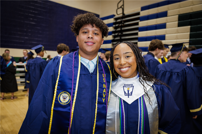 Students celebrate graduating